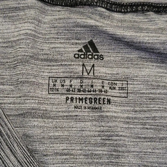 NWOT Adidas Aeroready Vneck Tee - Picture 2 of 4